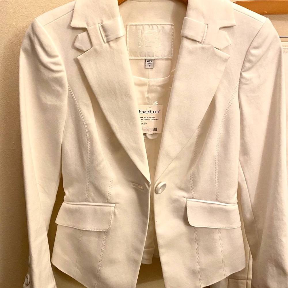 Bebe white skirt suit. - Picture 4 of 5
